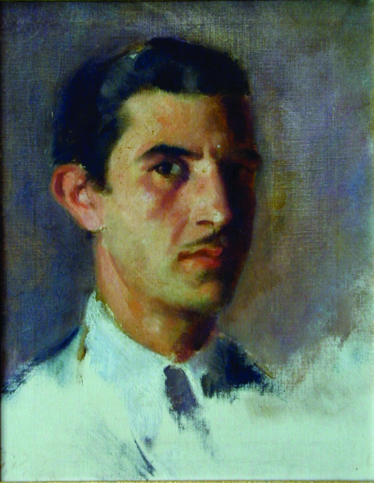 One of Giorgio Preca's self-portraits in the 1930's.