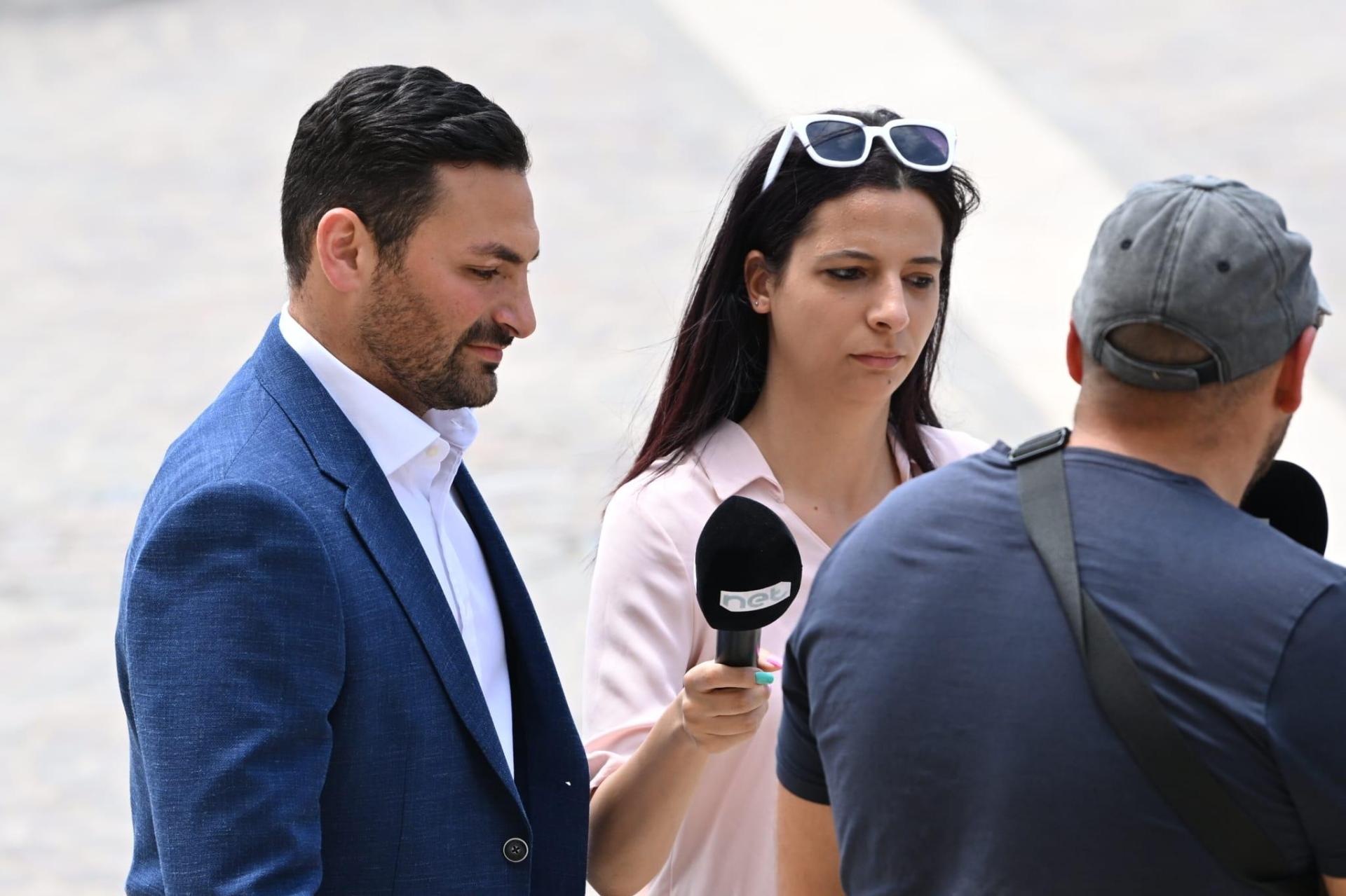 Omar Farrugia in Valletta on Wednesday. Photo: Matthew Mirabelli