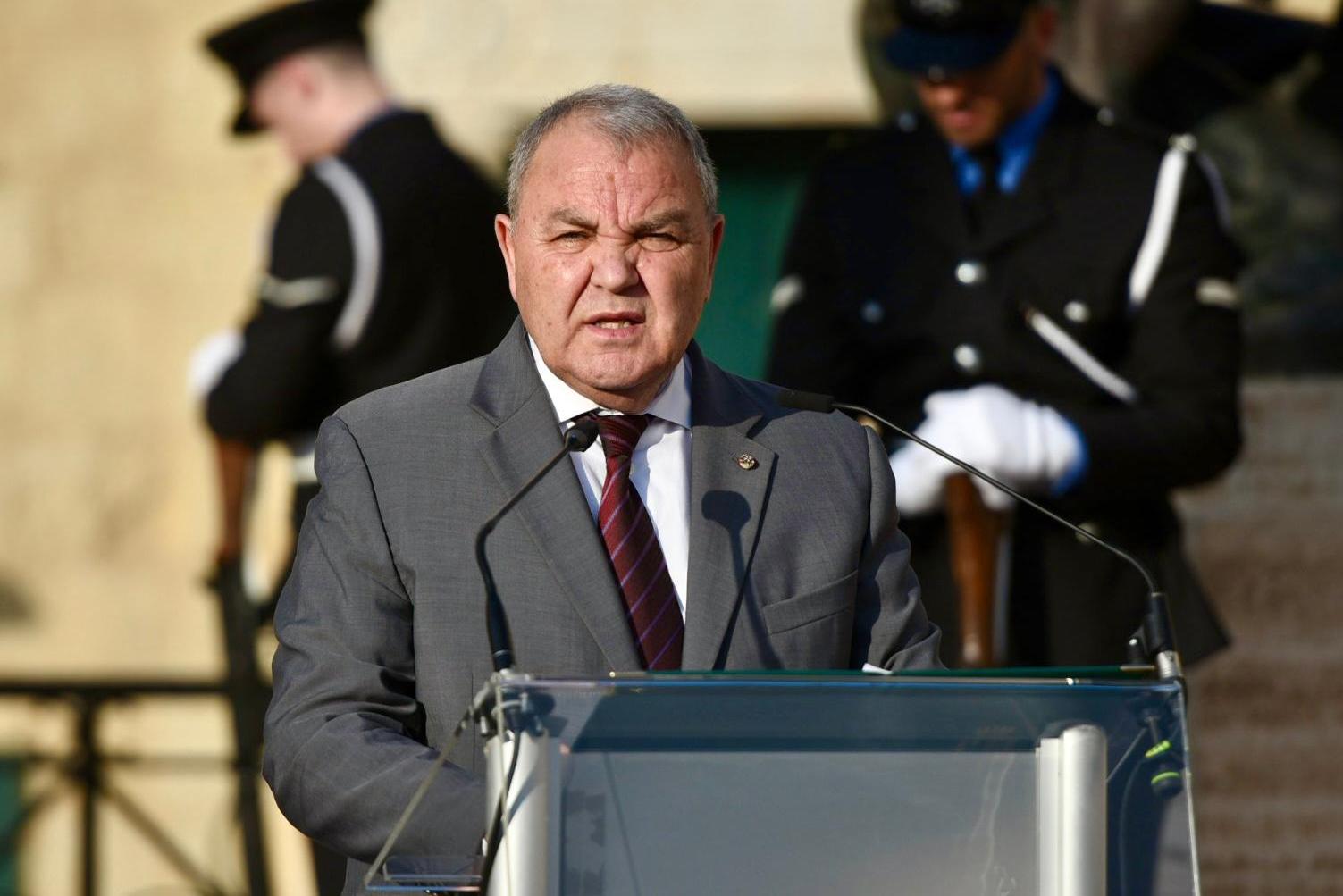 Speaker Anglu Farrugia said the events in 1919 marked a turning point for the country. Photo: Chris Sant Fournier.