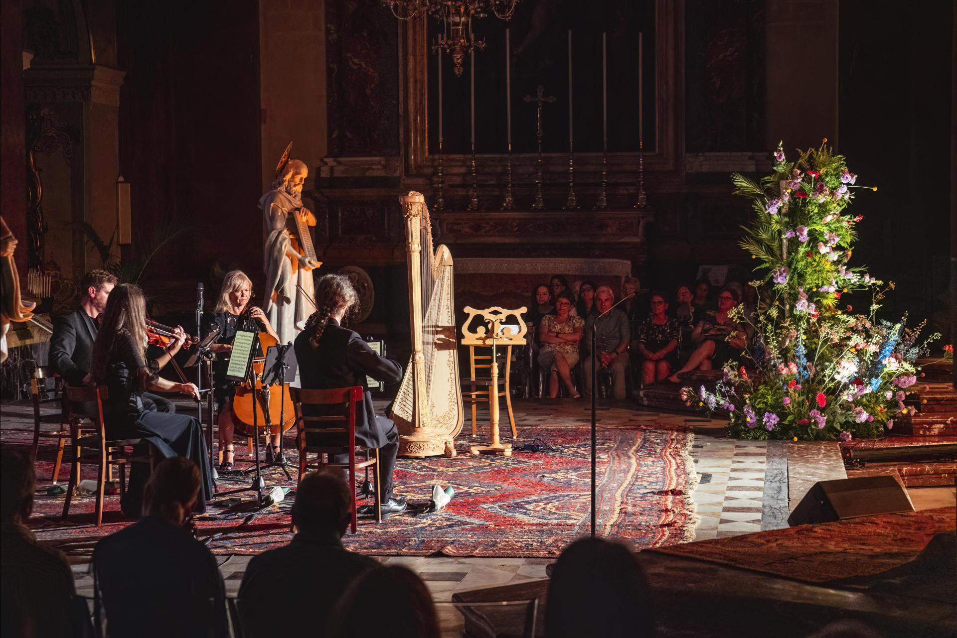 The Cordia String Quartet performing in a previous edition of the concert.