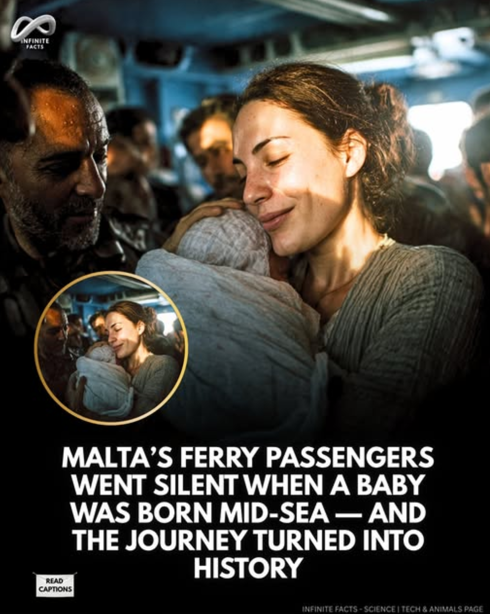 Increasingly outlandish captions are accompanied by AI-generated images.
