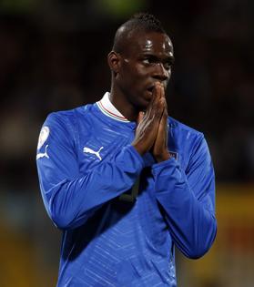 Mario Balotelli was the target of booing.