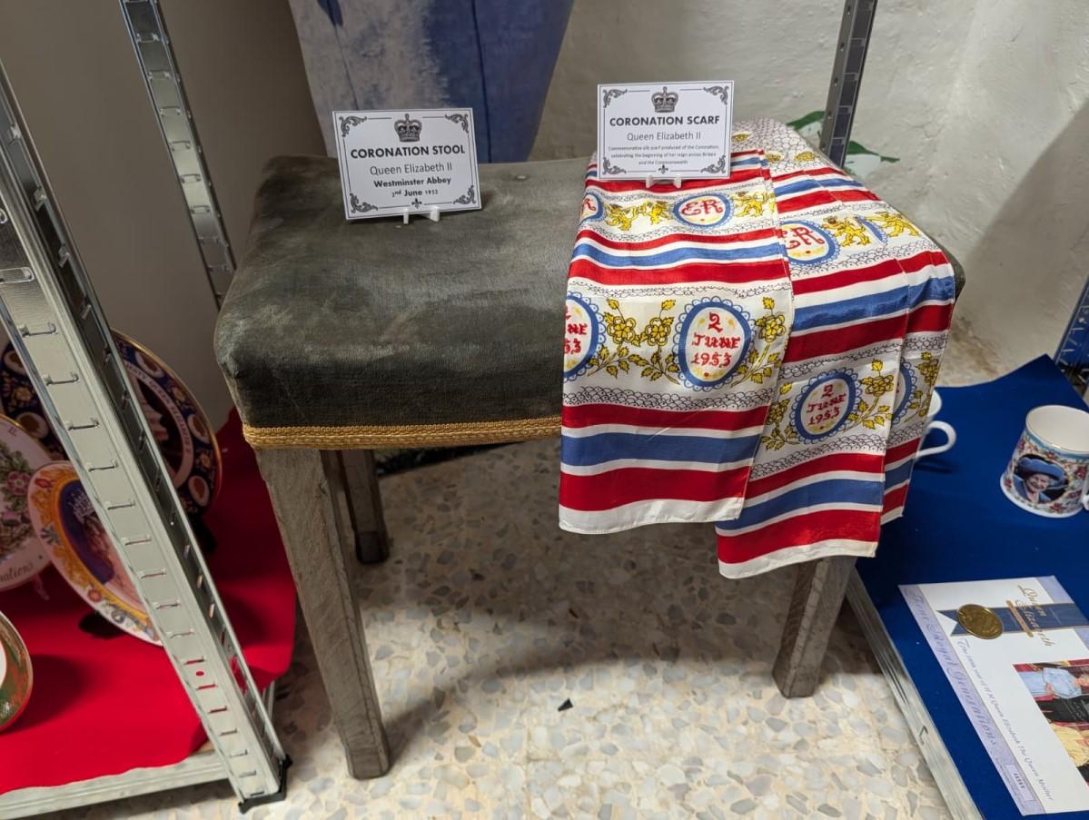 The stool from the 1953 coronation