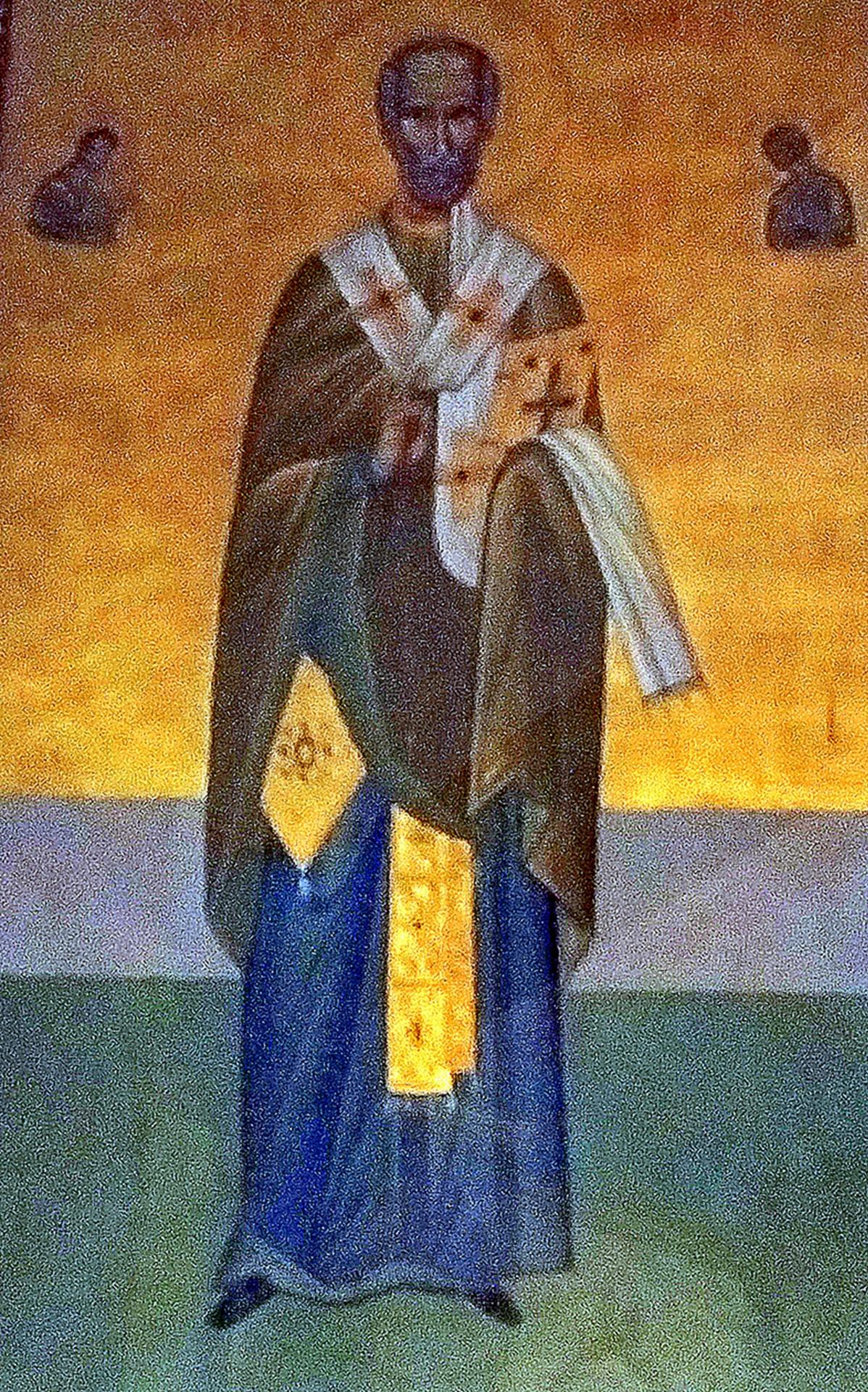 Icon of San Nicola in the Argostoli church. Photo: Lionel Cassola
