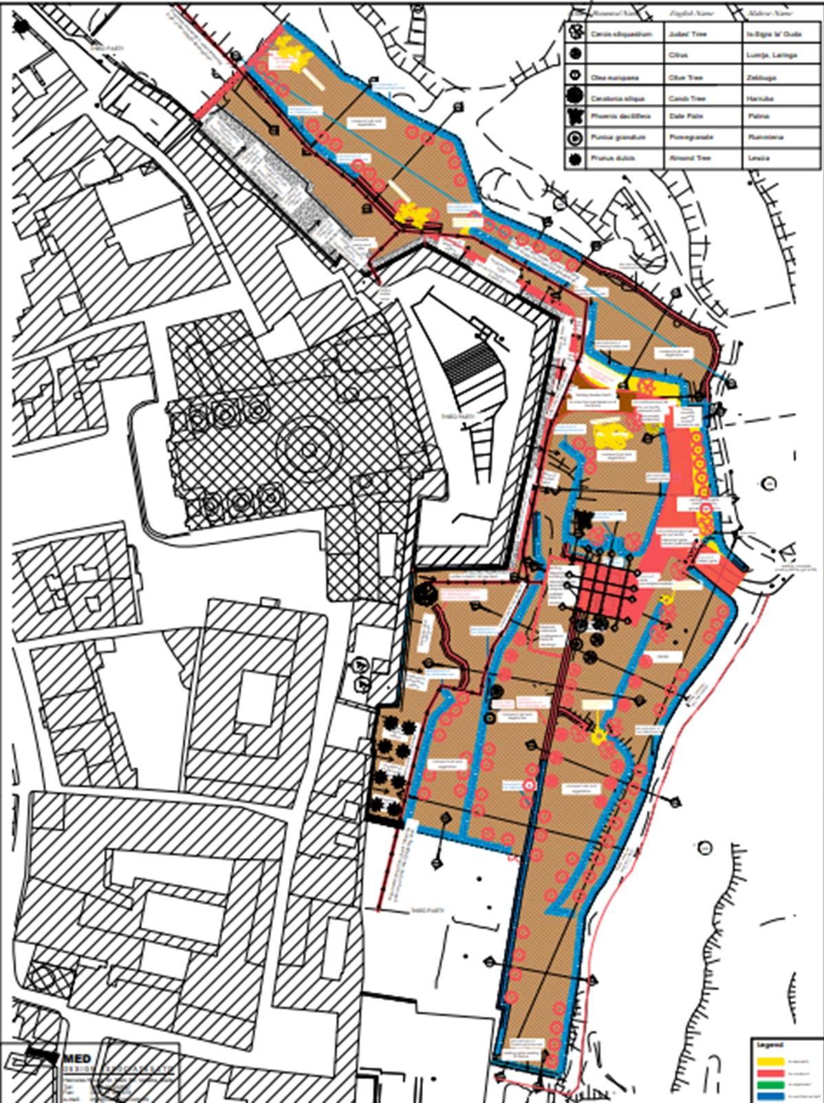 Plans showing structures that the applicant wants to build, demolish and sanction.