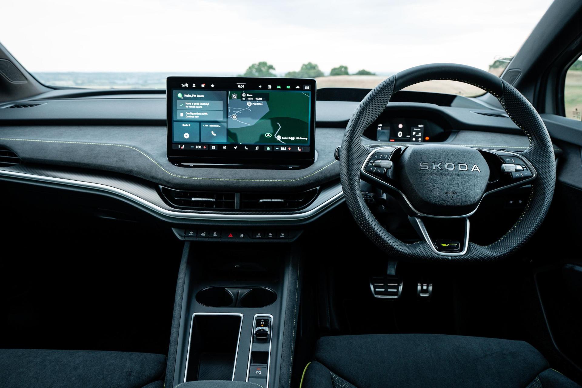 There&rsquo;s plenty of Alcantara inside the vRS.