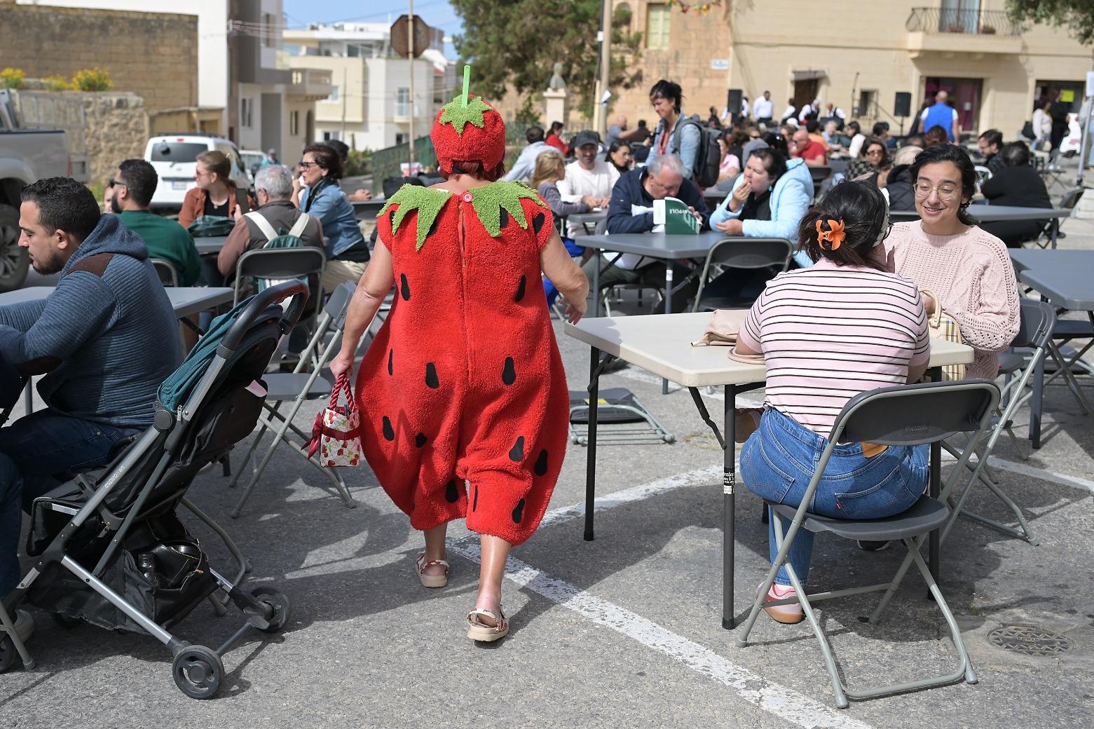 Some festival attendees went the extra mile. Photo: Matthew Mirabelli.