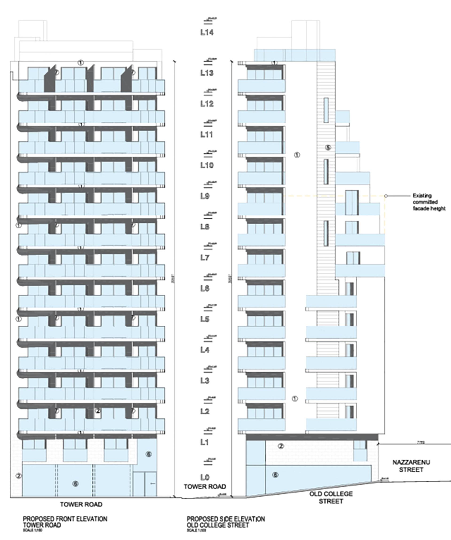 Drawings of the Carlton Hotel. Photo: Planning Authority