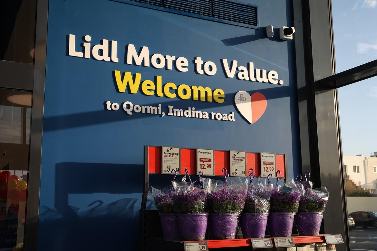 The new Lidl Qormi.
