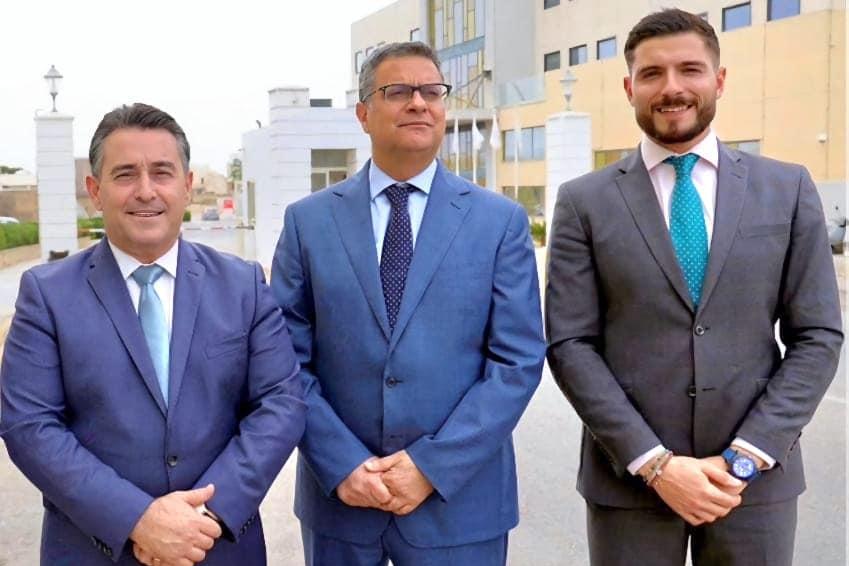 Bernard Grech, Adrian Delia and Alex Borg.
