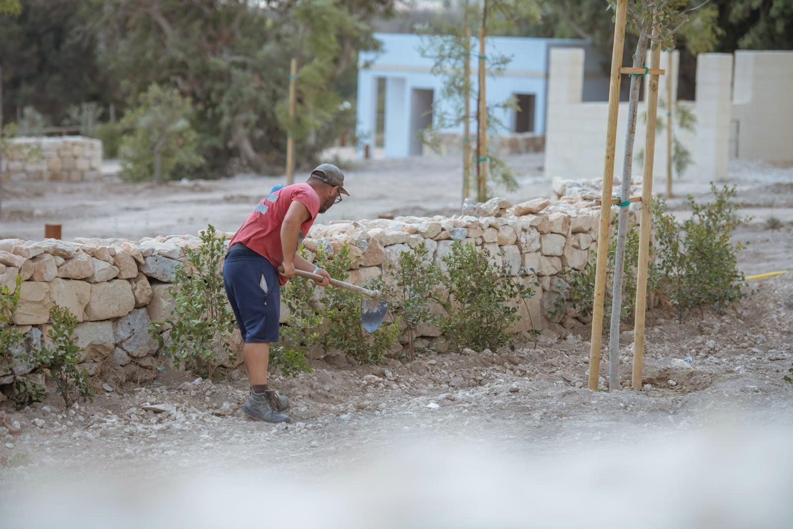 Photo of ongoing works: DOI/MEER/Kian Bugeja