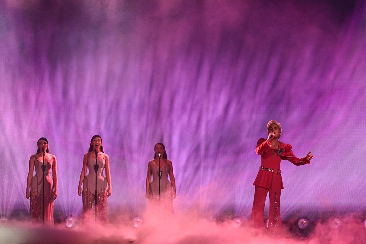 Ukraine's Ziferblat singing "Bird of Pray" (no, that's not a spelling mistake). Photo: AFP