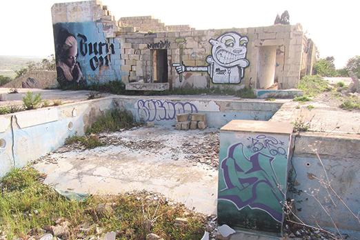 The site has long been abandoned.