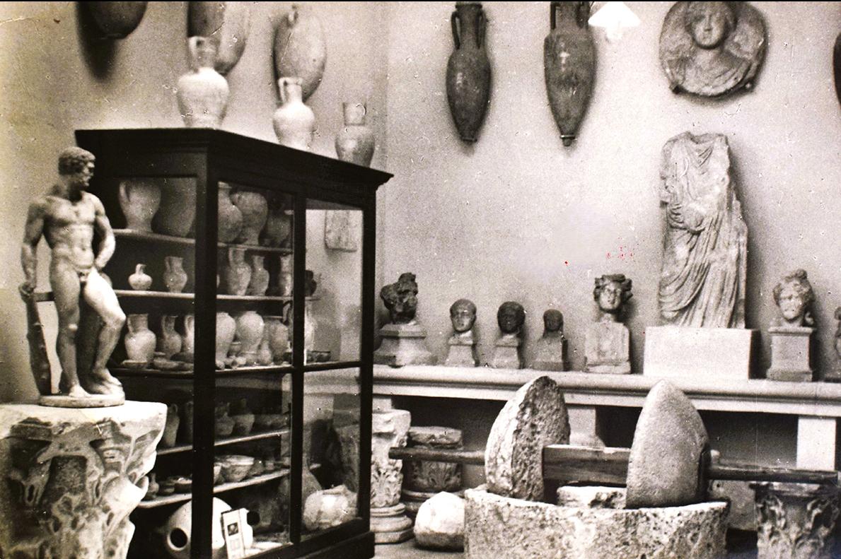 Antiquities in the Roman Villa, Rabat.