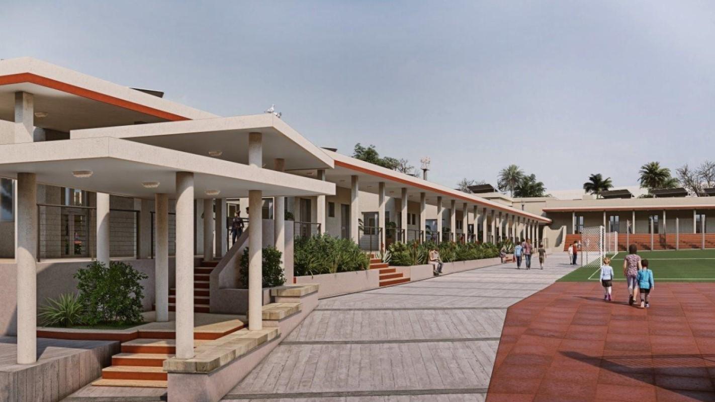 Artist&rsquo;s impression of the redeveloped Kerċem primary.