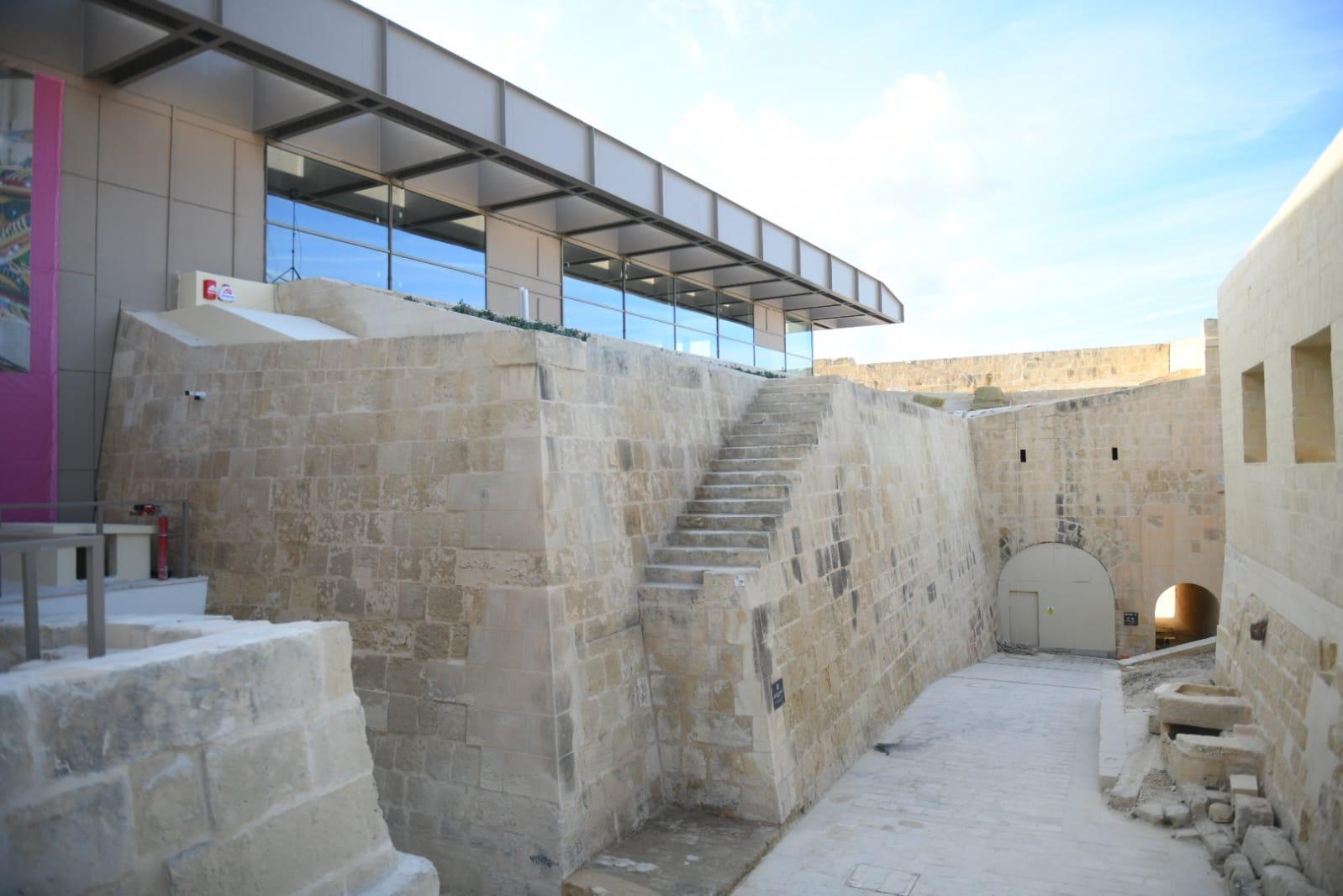 Parzinger described Malta&rsquo;s newest museum &ndash; MICAS, inaugurated last year &ndash; a &lsquo;good example of how to develop a modern building without destroying any stone&rsquo;. Photo: Matthew Mirabelli