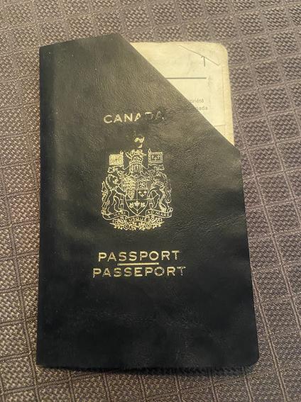 Valinda Leonard's passport.