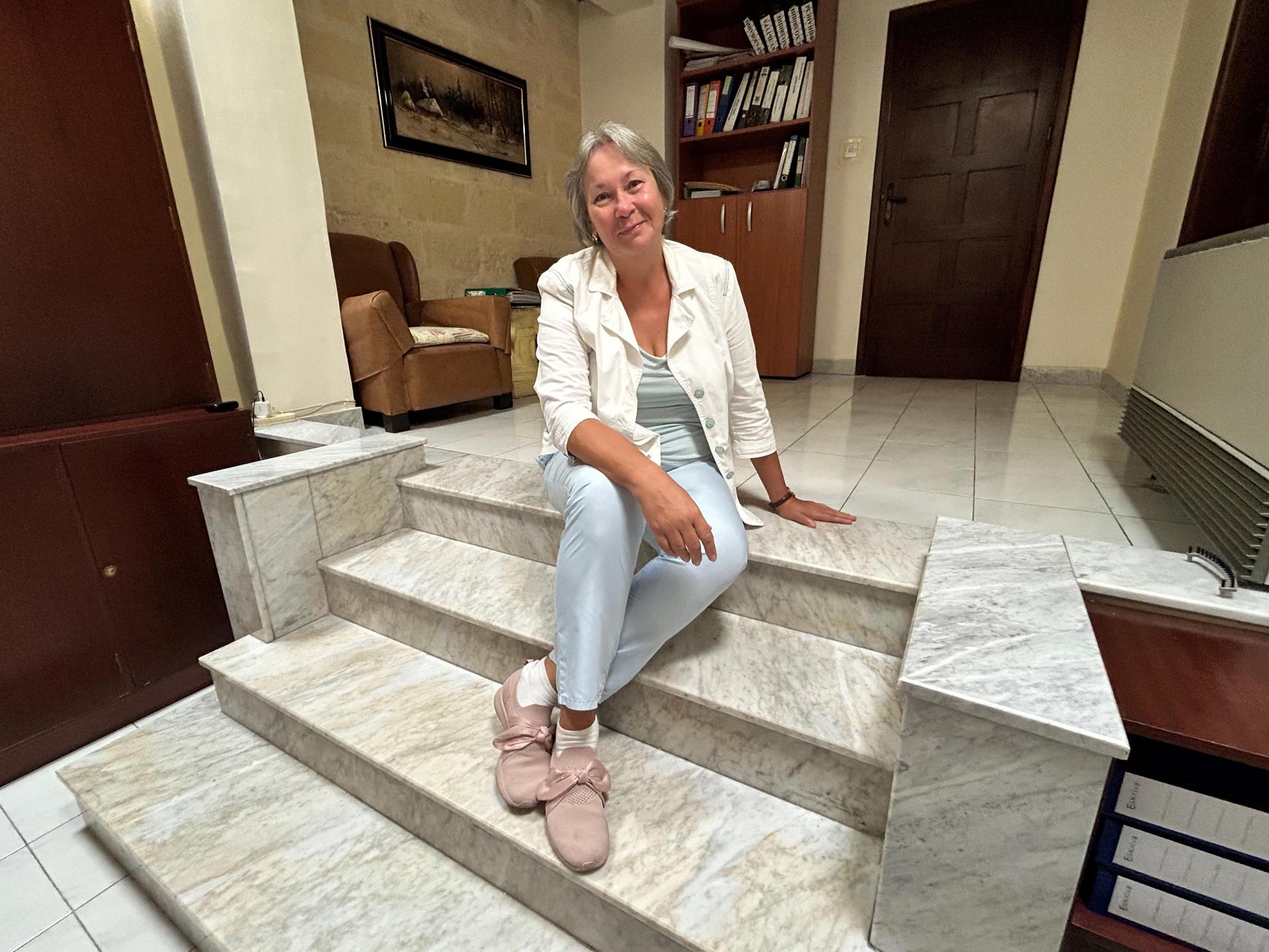 Irina Pereverzeva says strange things began to happen to her after she started working at the Russian Cultural Centre in 2021. Photo: Mario Cacciottolo