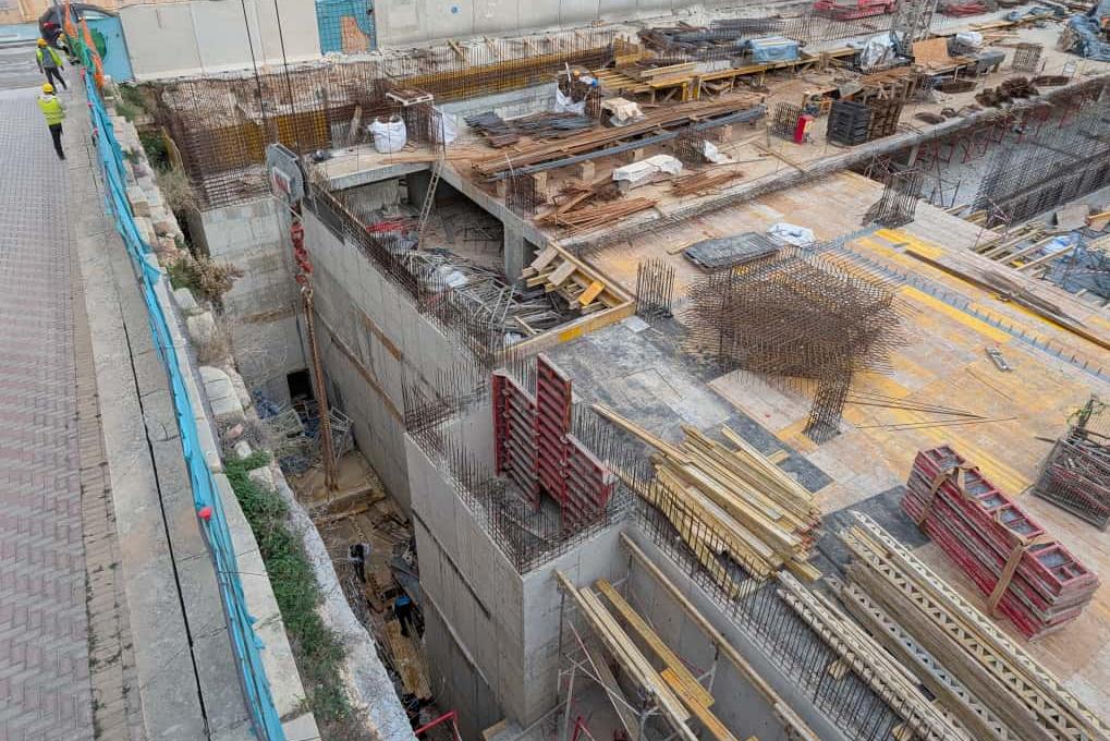 The worker fell a height of two storeys and died on the spot. Photo Chris Sant Fournier.