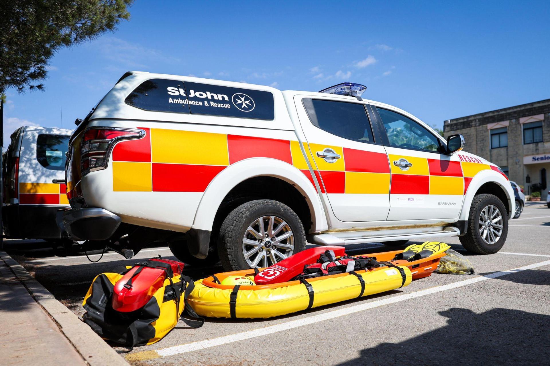 St John Ambulance and Rescue will be equipped with a new vehicle under the scheme. Photo: DOI.