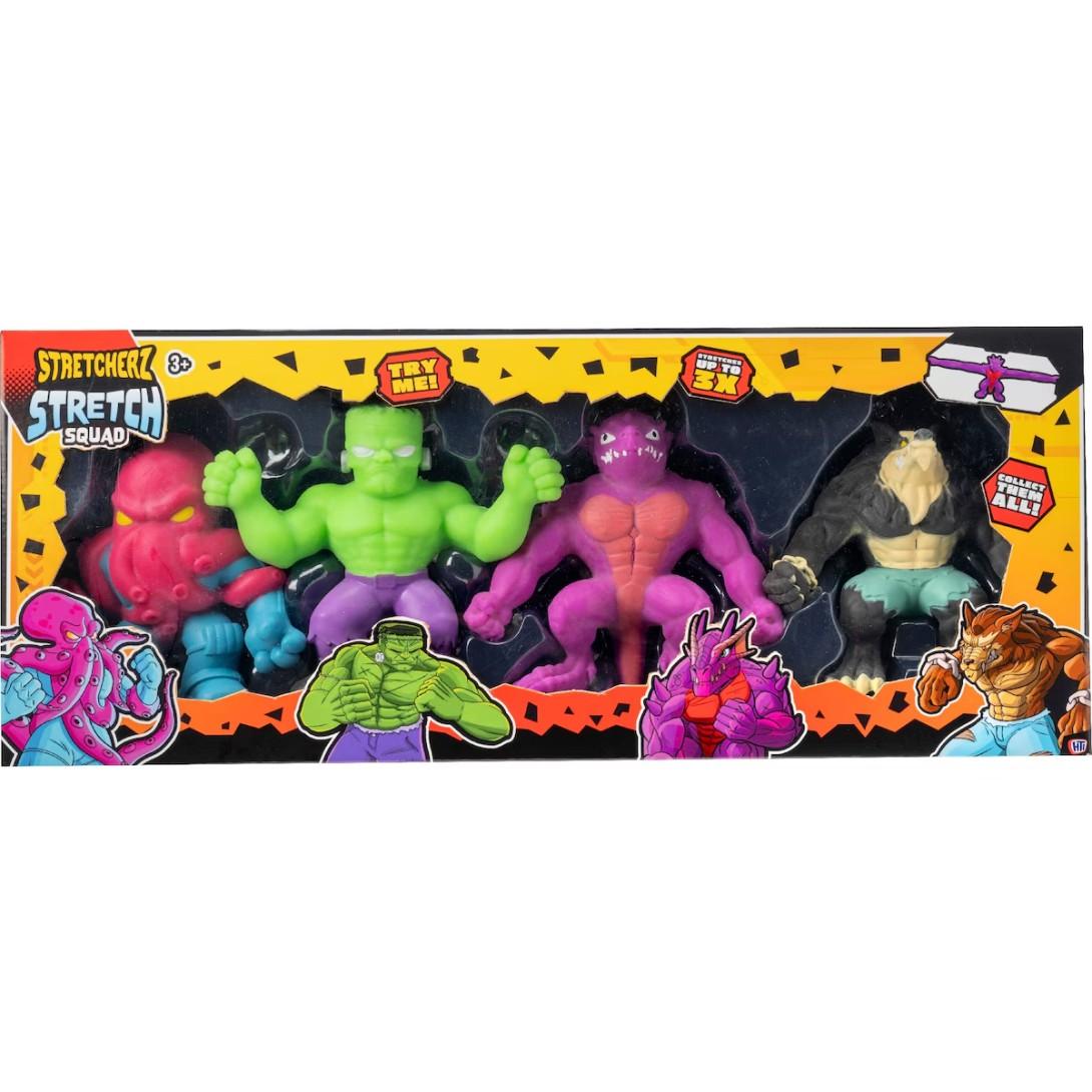 HTI Toys Stretcherz Stretch Squad Toys Assorted Figures 4 pack. Photo: MCCAA