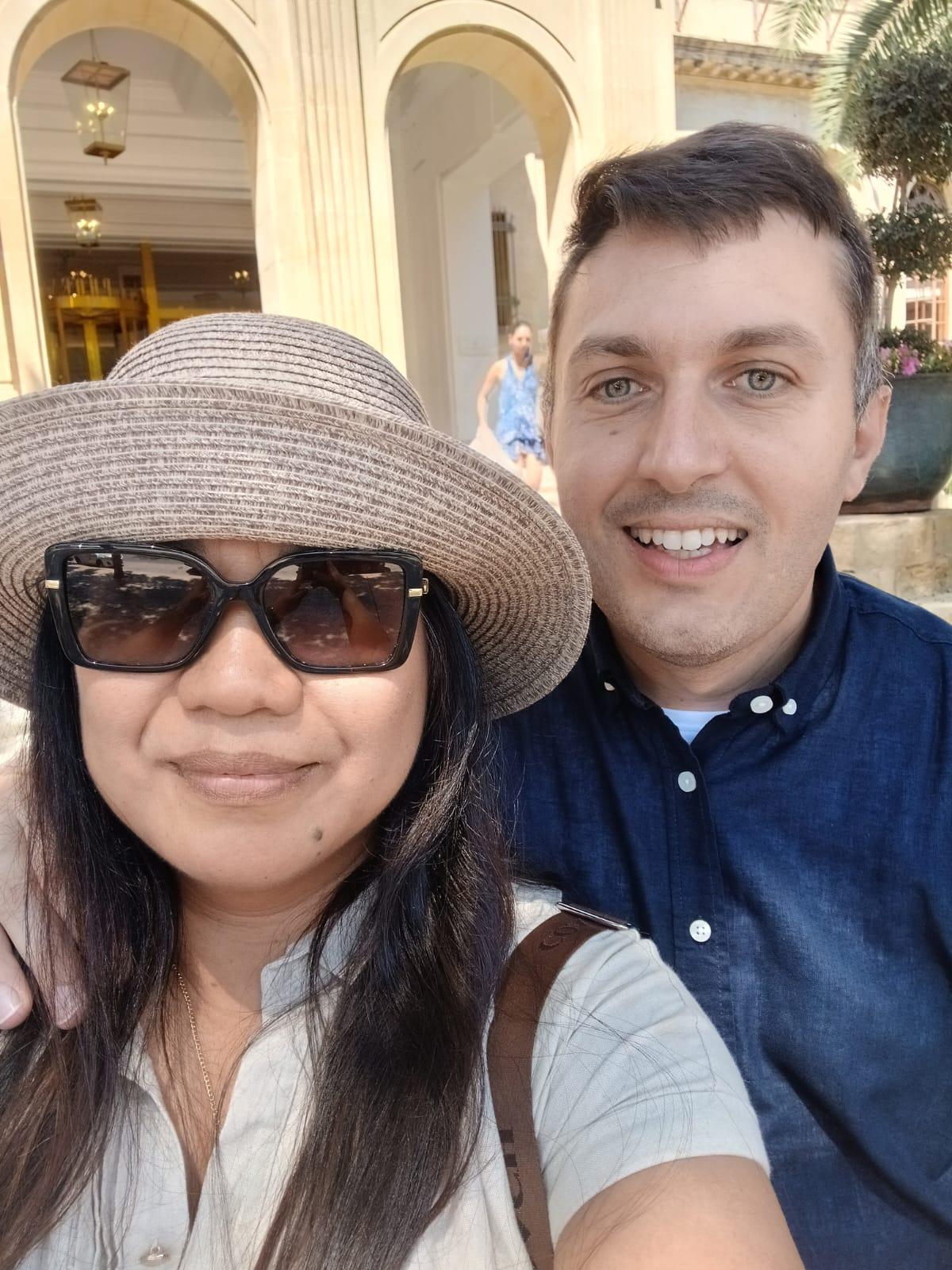 Dennis Mifsud with wife