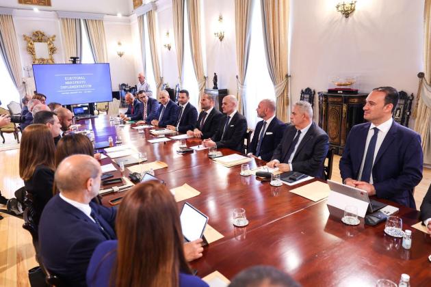 New cabinet meets for the first time following election win
