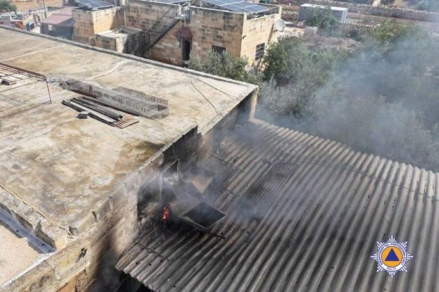 30,000 litres of water used to extinguish Marsascala industrial garage blaze