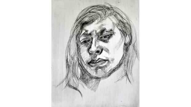 Head Of A Girl by Lucian Freud (1982).&nbsp;Photos: Jason Borg
