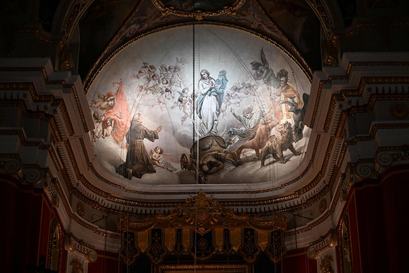 The restored painting.