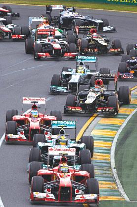 Brazilian Felipe Massa had a much improved drive in Australia.