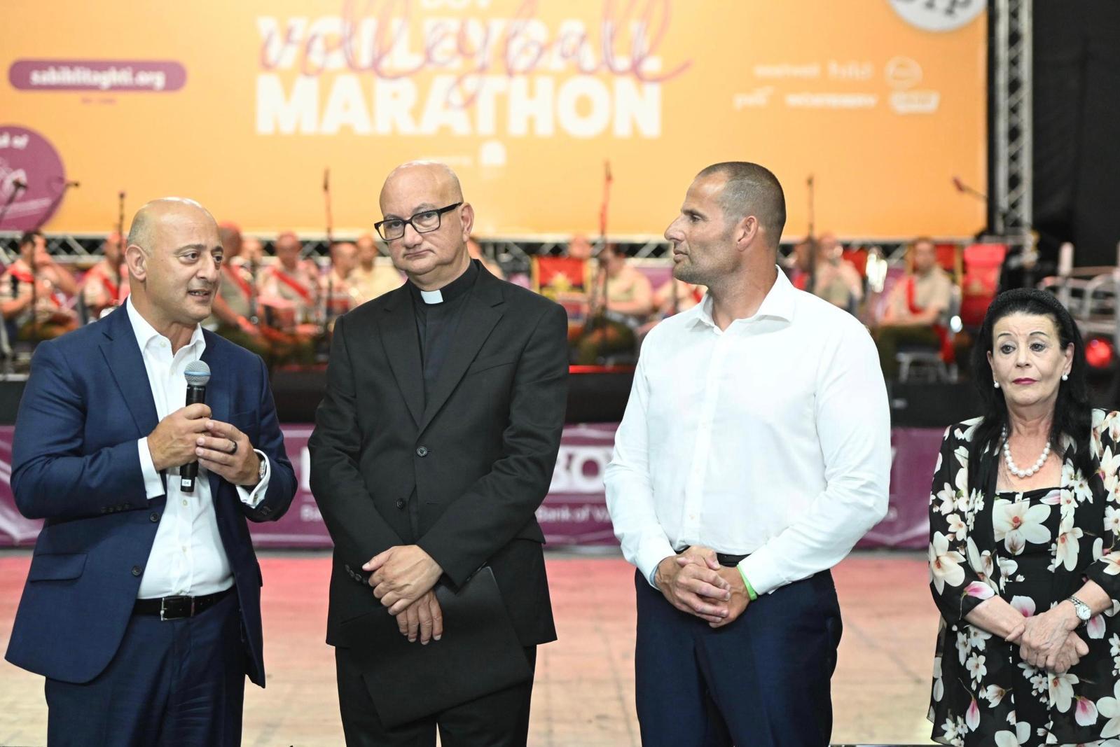 The marathon was inaugurated by the President of Malta Myriam Spiteri Debono as Prime Minister Robert Abela announced a &euro;20,000. Photo: Dar tal-Providenza