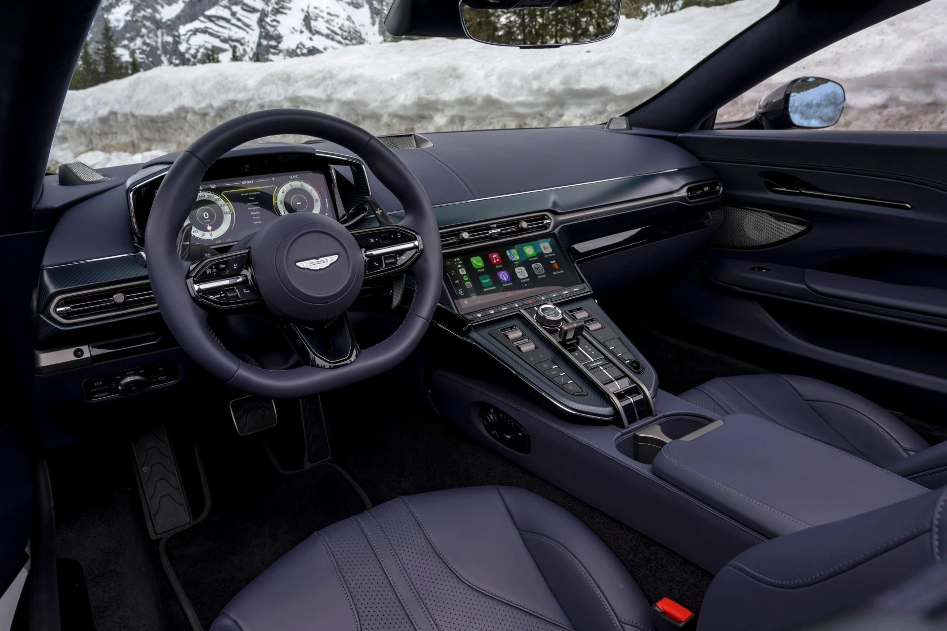 The interior features plenty of user-friendly physical controls. Photo: Andy Morgan, PA Media
