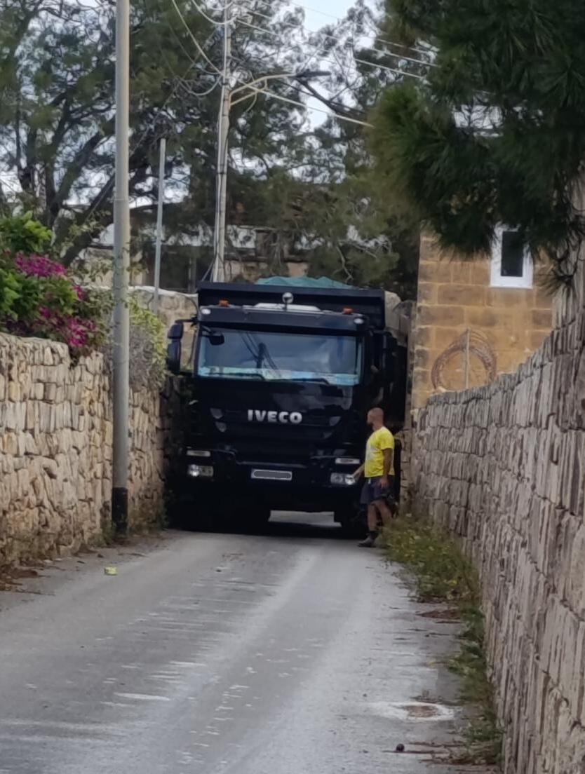 Residents fear their narrow road will become even more perilous to pedestrians with the increased traffic. Photo: Residents.