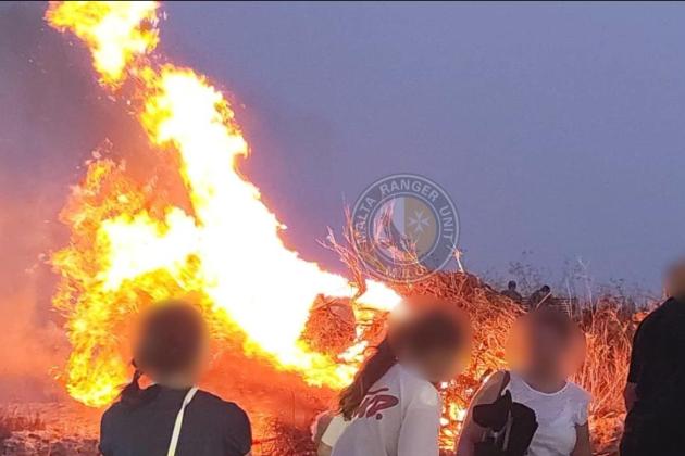 Rangers accuse Dingli feast organisers of lighting bonfire at Natura2000 site