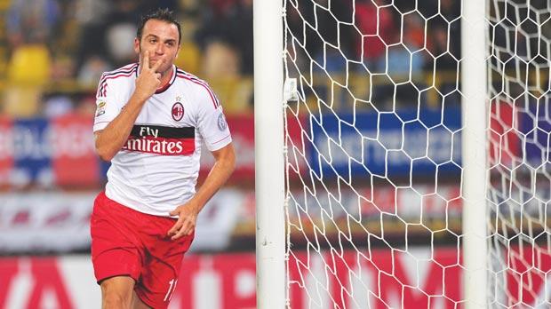 Giampaolo Pazzini... three goals against Bologna.
