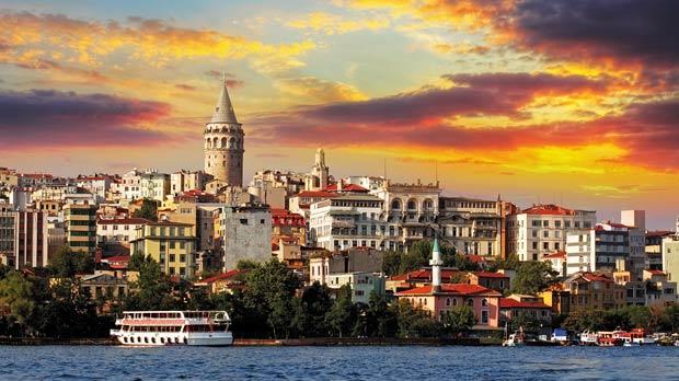 Wake up to a view of the Bosphorus.