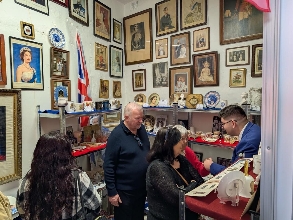 The small Crown Heritage Museum is packed tight