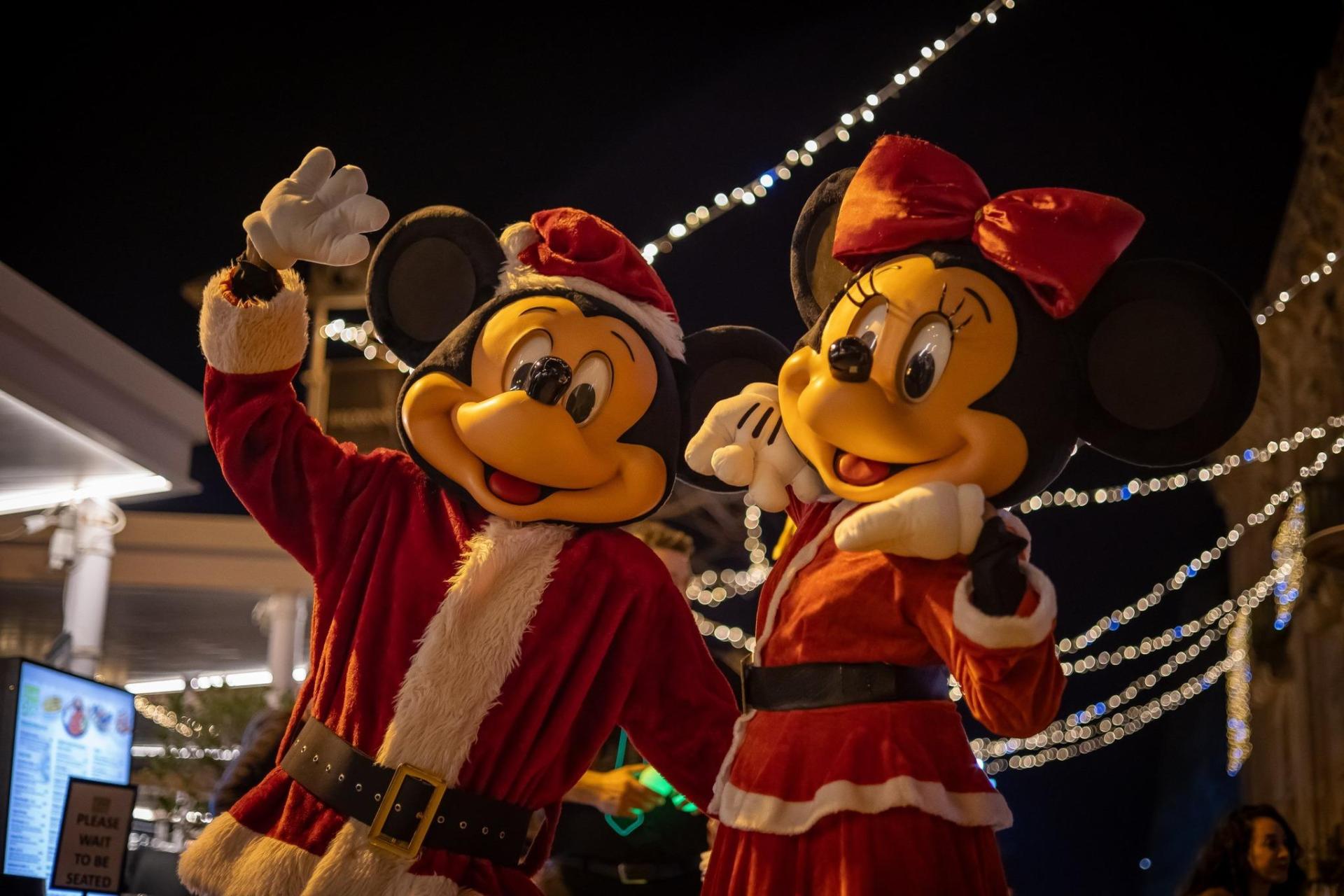 Mickey and Minnie at the Valletta Waterfront.