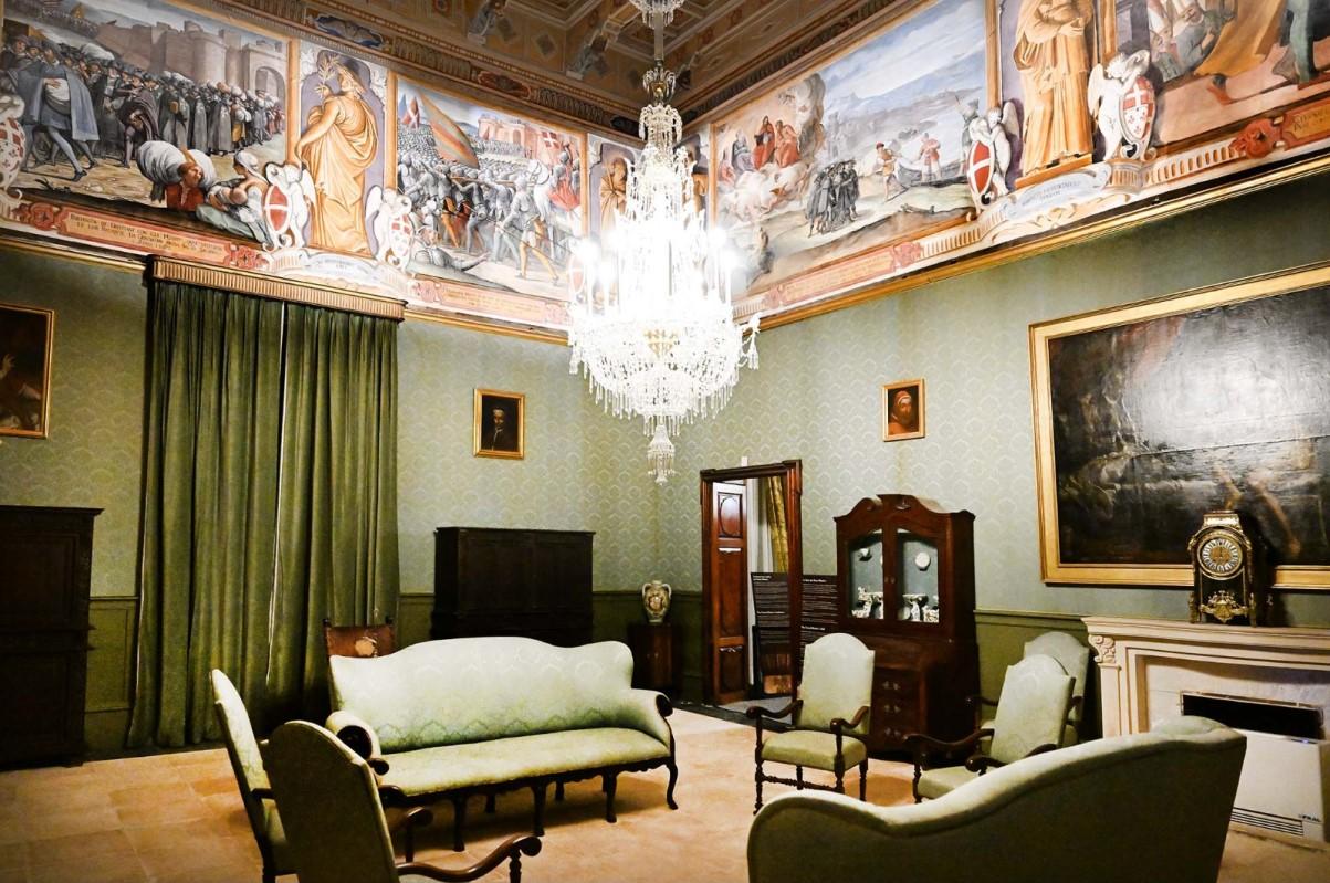 One of the restored halls at the Grand Master's Palace in Valletta that have recently opened to the public. Photo: Peter Sammut/DOI