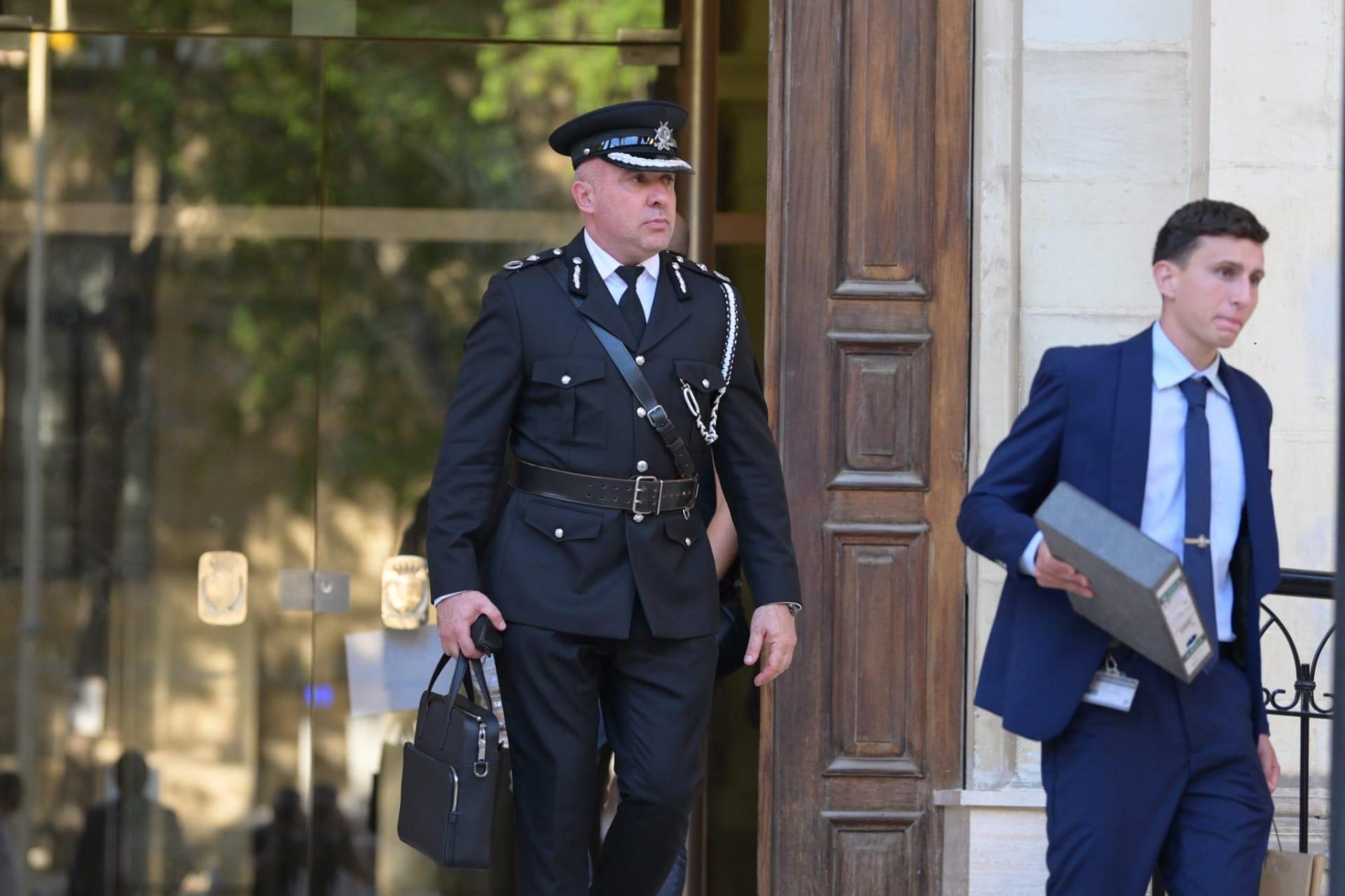 Keith Arnaud (left) leaving court on Friday.