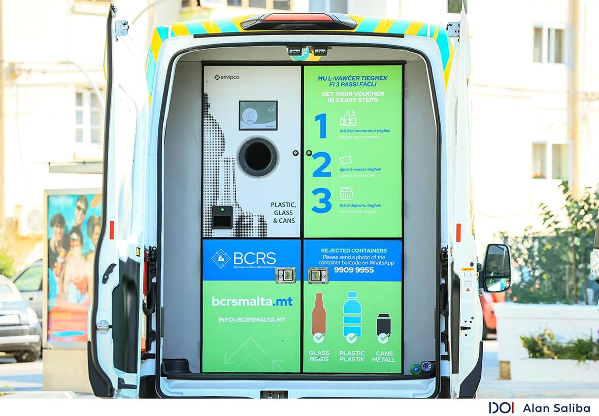 A door-to-door BCRS collection service has been launched. Photo: Alan Saliba/DOI