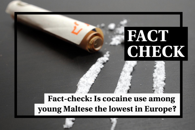 Fact-check: How many young people use cocaine in Malta?