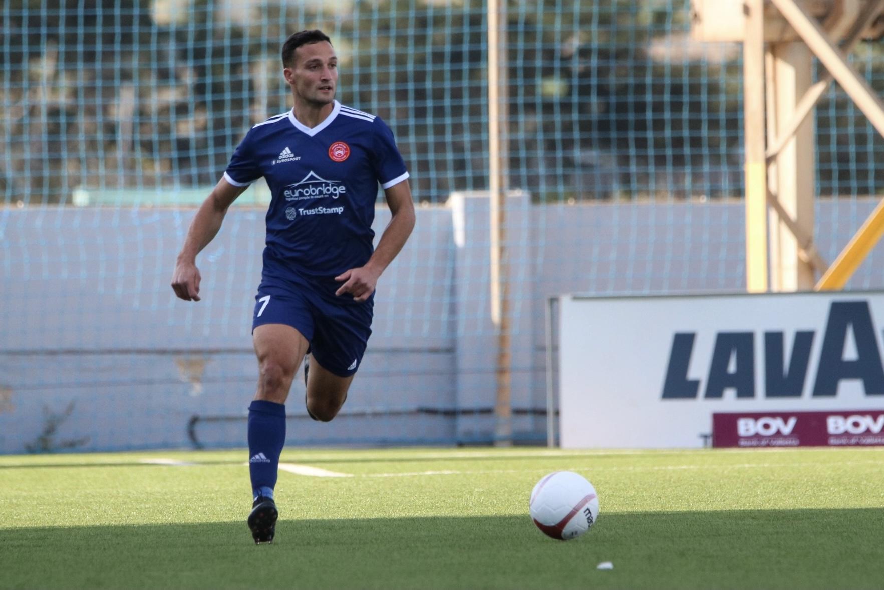 Caruana in action for Fgura. File photo