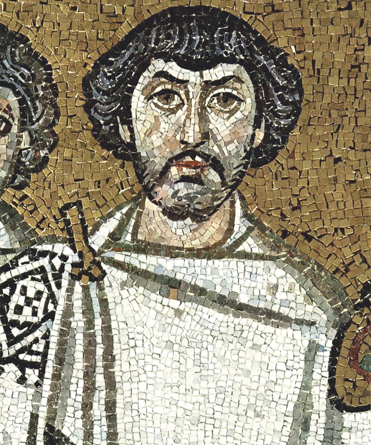 Belisarius, Emperor Justinian&rsquo;s most successful general. (From a mosaic in Ravenna, Italy)