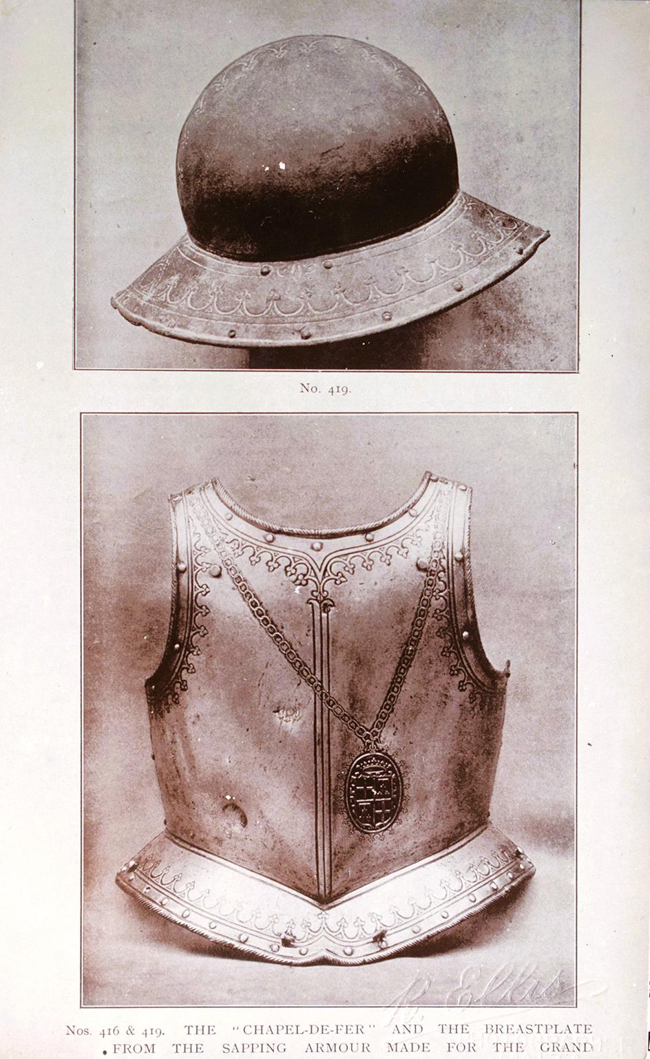 A Richard Ellis postcard of Alof de Wignacourt’s breastplate