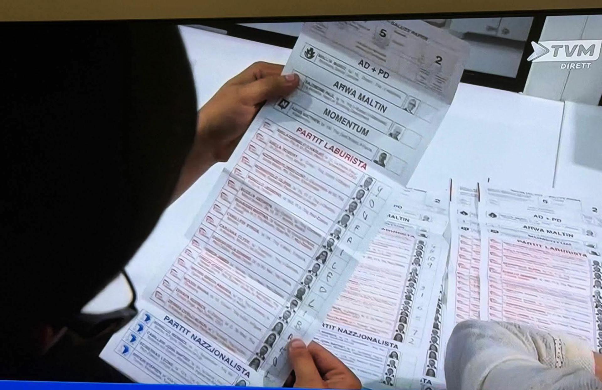 The Maltese expletive for &lsquo;semen&rsquo; was written across several ballots.
