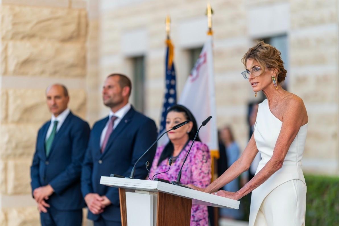 American diplomacy continues to advance freedom, prosperity, and innovation around the world, US Ambassador Somers Farkas said. Photo: US Embassy.