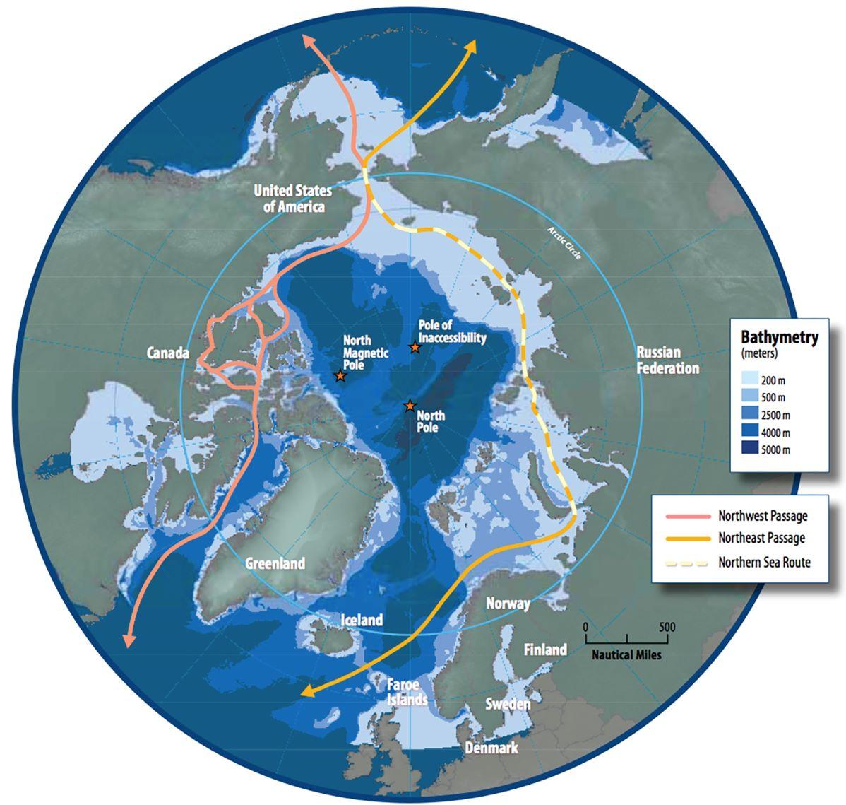 The world&rsquo;s superpowers are eyeing Greenland as trade routes open for longer due to global warming. Photo: Arctic Circle/Wikimedia Commons