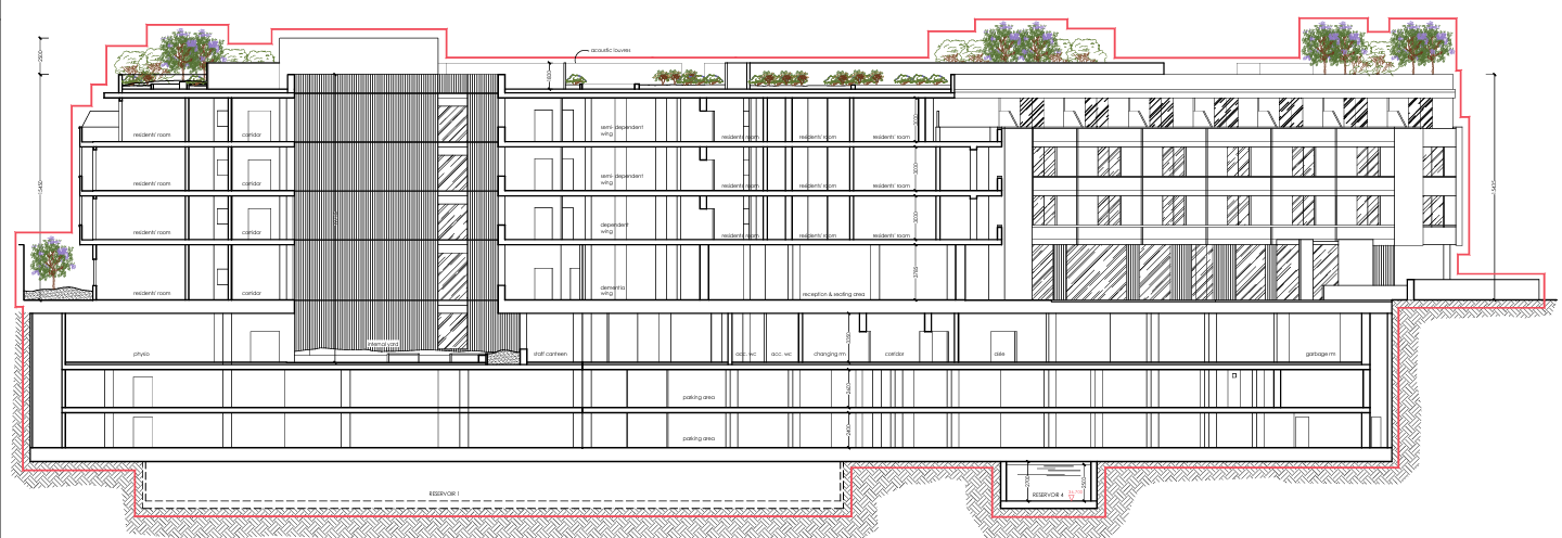 Drawings of all the floors. Photo: Planning Authority